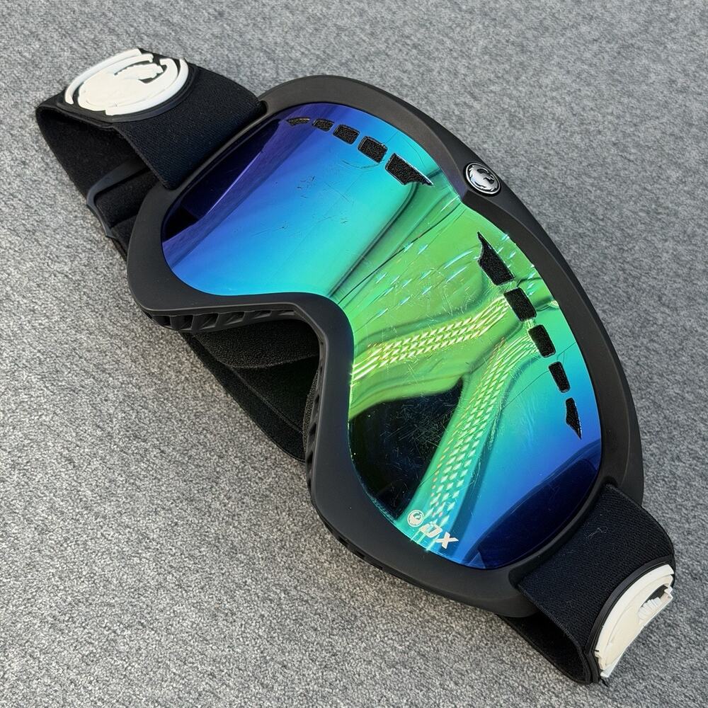 Dragon Alliance DX Snow Goggles Blue Ion Mirrored Lens Snowboard Ski Goggle